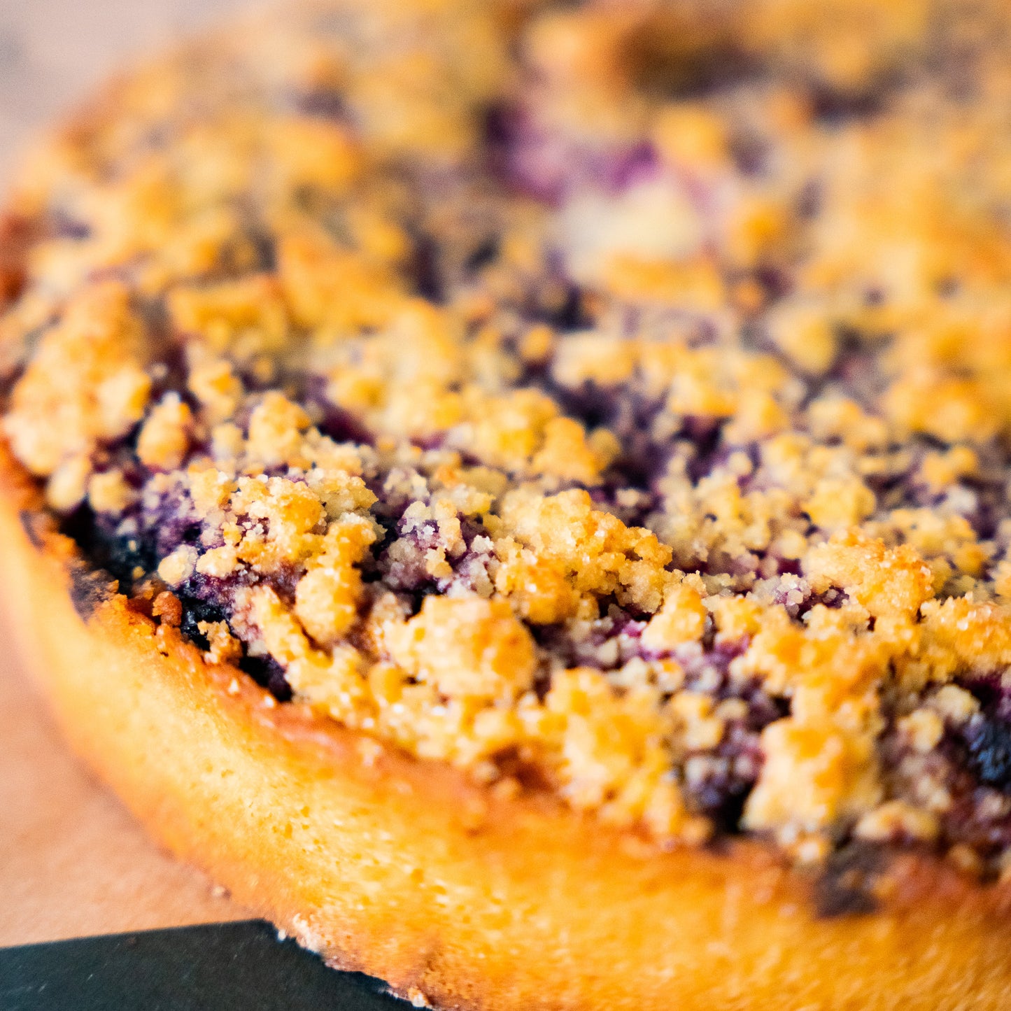 Blueberry Almond Crumble Tart