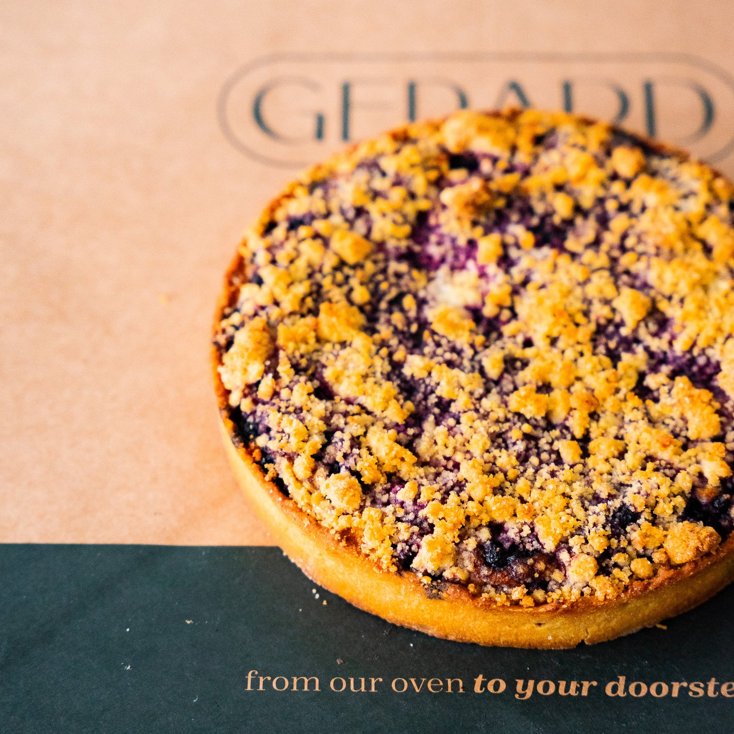 Blueberry Almond Crumble Tart