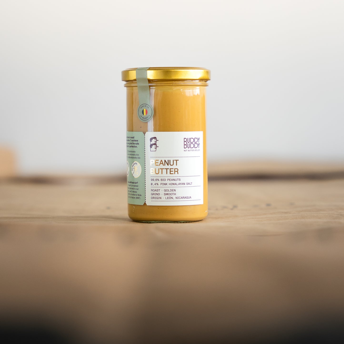 Peanut butter spread pot from Buddy Buddy.