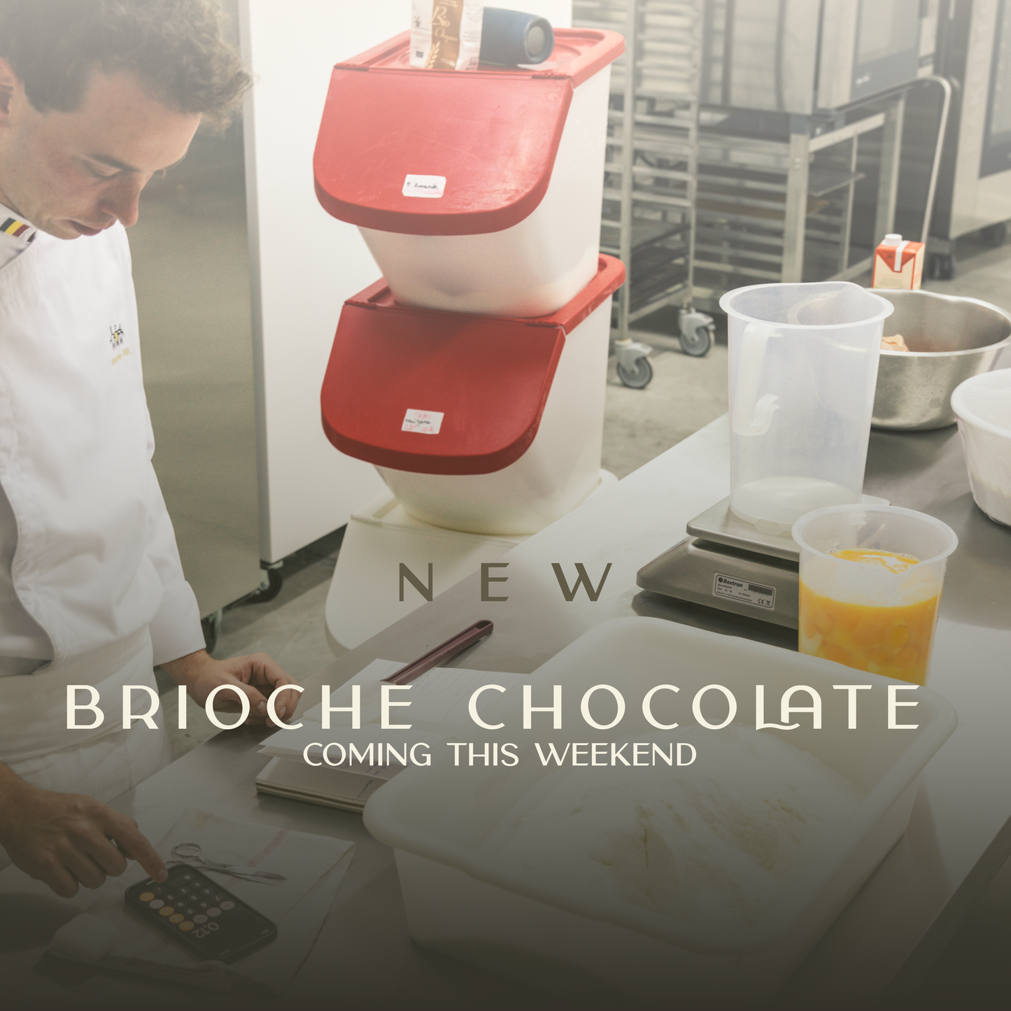 New Brioche Chocolate coming this weekend. Artisan chocolate brioche production at Gérard Bakery, emphasizing handcrafted sourdough techniques.