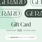 Gérard Bakery gift card of 50 euros you can use to get breakfast ready